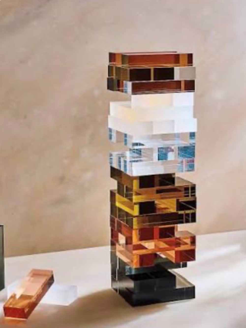 CB2 Acrylic Jenga